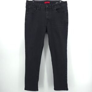 MBX‎ Mens Slim Fit Jeans 34x30 Black Faded Denim Streetwear